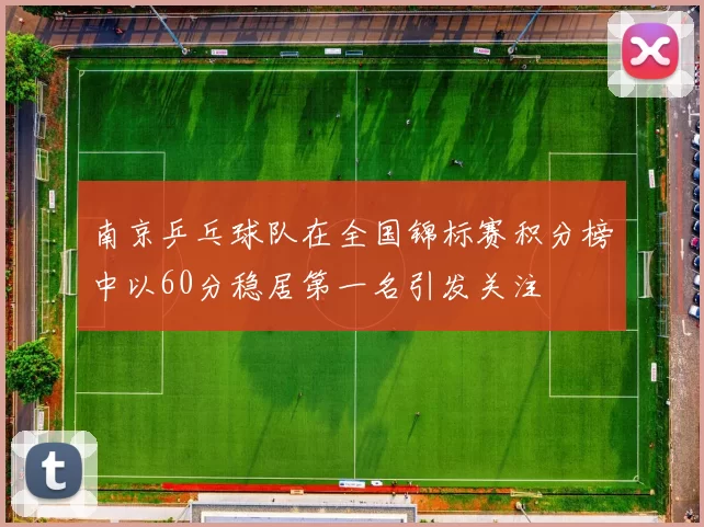 南京乒乓球队在全国锦标赛积分榜中以60分稳居第一名引发关注